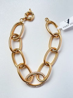 Pulseiras elos cravejado - comprar online
