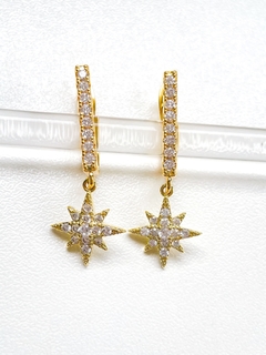 Brinco Estrela cravejada