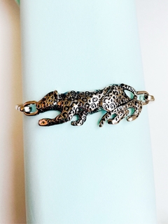 Bracelete onça prateado - comprar online