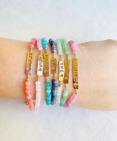 Pulseira jade gratidão na internet