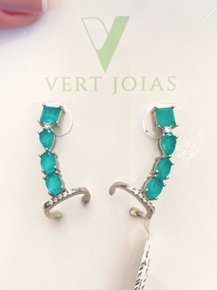 Earcuff prata fusion - Vert Joias