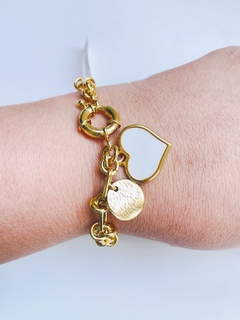 Pulseira corrente com pingentes - comprar online