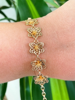 Pulseira flor