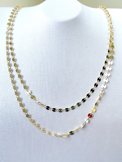 Colar choker banhado 2 voltas - Vert Joias