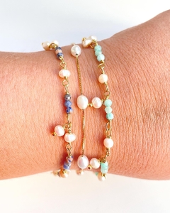 Pulseira turmalina azul