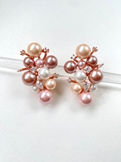 Brinco ear cuff pérolas shell