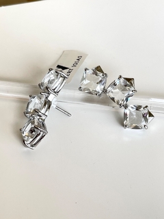 Brinco ear cuff cristal - Vert Joias