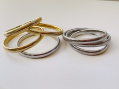 Pulseira aço inoxidável prata - Vert Joias