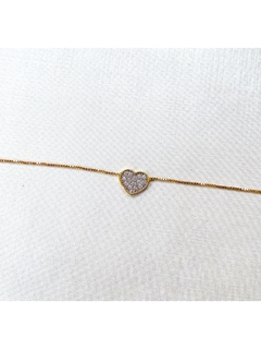 Pulseira pingente coração