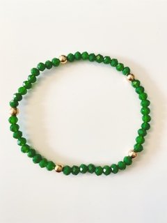Pulseira cristal verde - comprar online