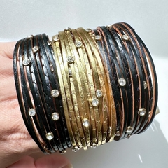 Pulseira ponto de luz dourada - loja online