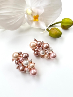 Brinco ear cuff pérolas shell - Vert Joias