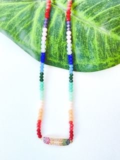Colar cristais rainbow
