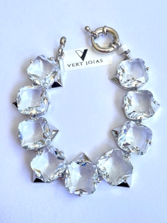 Pulseira riviera cristais