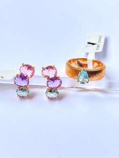 Anel cristal colors - loja online