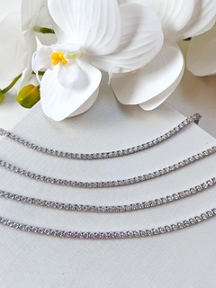 Pulseira riviera em prata - 2mm - comprar online