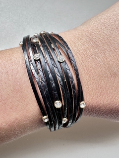 Pulseira pontos de luz preta