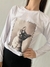 Remera MANGAS LARGAS - GATITO - comprar online