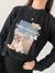 Remera MANGAS LARGAS - CORAZÓN DE PELUCHE en internet