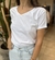 Remera cuello V - BLANCA en internet
