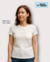 T-Shirt Baby Look Feminina Adulto em Algodão com Bolso - comprar online