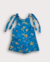 Jardineira Infantil Feminina Estampa + Baby Look Amarela - comprar online