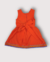 Vestido Crepe Saia Franzida com Faixa e Sianinha Infantil - Cenoura na internet