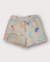 Conjunto Infantil Feminino Baby Look Azul + Short Estampa na internet