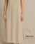 Vestido Feminino Adulto Longo Faixa Cintura - Areia na internet