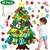 Arvore Decorativa DIY Felt Christmas - REI DO WATCH