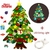 Arvore Decorativa DIY Felt Christmas