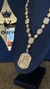 CORDÃO: PERSONALIZADO ELOS MÃOS EM ORAÇÃO C/ PINGENTE: FACE DE CRISTO, detlhs LIVRAI ME DE TODO MAL - comprar online