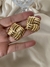 Brinco Quadrado Folheado ouro 18k na internet
