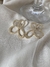 Brinco Flor Aberta Folheada ouro 18k