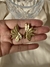 Brinco Meia Flor Folheado ouro 18k - comprar online