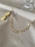 Choker Cristais folheada ouro 18k 45cm + extensor na internet