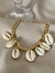 Pulseira Búzios Folheada ouro 18k