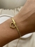 Pulseira Fita pingente coração aço inoxidável - comprar online