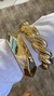 Bracelete bold torcido folheado ouro 18k - TriVaidosas