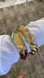 Imagem do Bracelete bold liso folheado ouro 18k