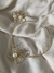 Conjunto Borboleta com Choker aro e brinco com detalhes em pérola semijoia a banho ouro 18k - comprar online