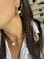 Conjunto Borboleta com Choker aro e brinco com detalhes em pérola semijoia a banho ouro 18k - loja online