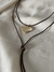 Colar Boho Chic delicado pingente coração fio de courinho - loja online
