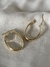 Argola Oval fecho porteira SemiJoia banho ouro 18k na internet