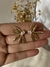 Brinco Maria Flor com zircônia folheado ouro 18k - comprar online