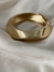 Bracelete bold liso folheado ouro 18k na internet