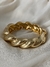 Bracelete bold torcido folheado ouro 18k - comprar online