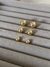 Trio Brincos Esferas Semijoia banho ouro 18k
