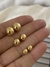 Trio Brincos Esferas Semijoia banho ouro 18k na internet