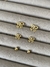 Trio de Brincos Laço Semijoia banho ouro 18k